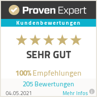 Top Makler Bewertung bei Proven Expert